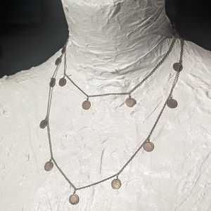 Long Sterling Silver Necklace